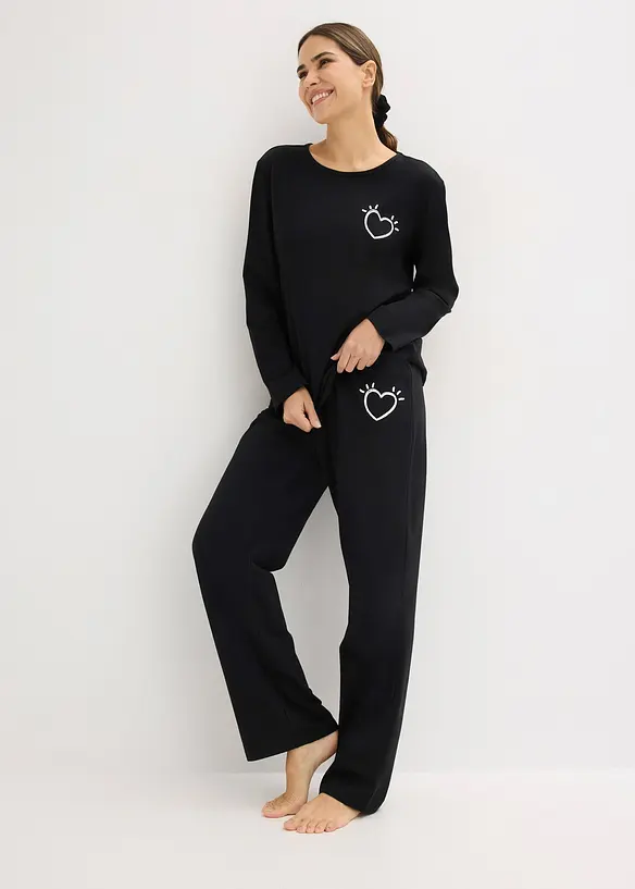 Pyžamo z měkk&eacute; bavlny, bonprix