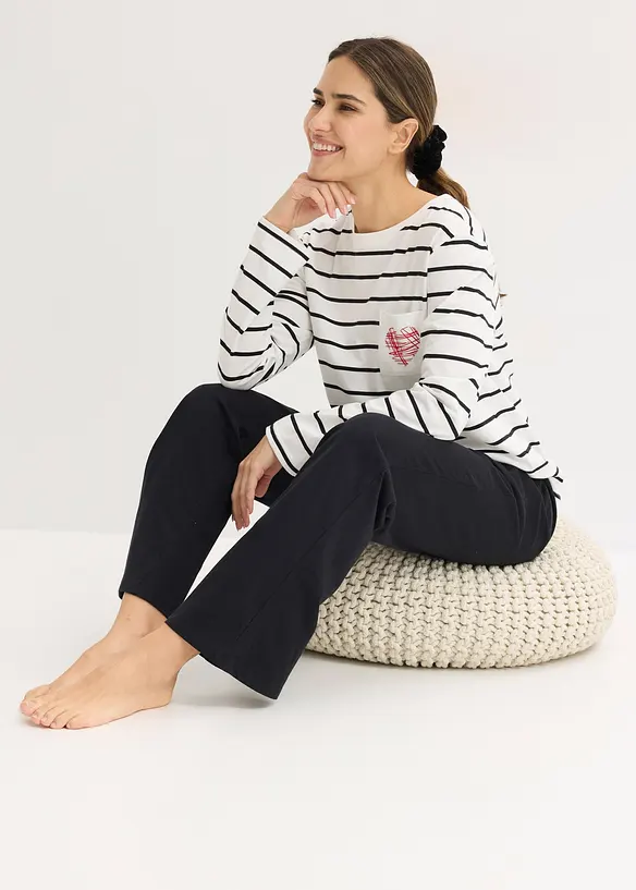 Pyžamo z čist&eacute; bavlny, bonprix