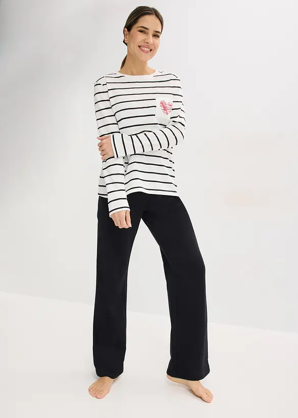 Pyžamo z čist&eacute; bavlny, bonprix