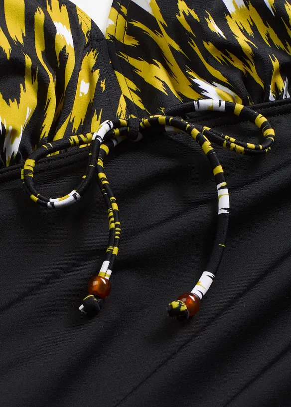 Stahovac&iacute; jednod&iacute;ln&eacute; plavky se &scaron;irok&yacute;mi ram&iacute;nky, středn&iacute; tvaruj&iacute;c&iacute; efekt, bonprix