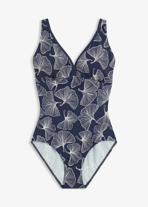 Jednod&iacute;ln&eacute; plavky s v&yacute;střihem do V, bonprix