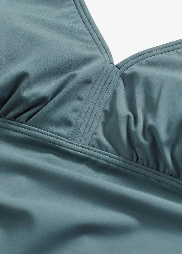 Těhotensk&eacute; jednod&iacute;ln&eacute; plavky s v&yacute;střihem do V, bonprix