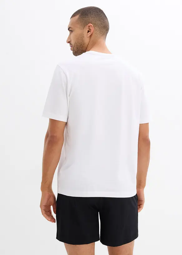 Kr&aacute;tk&eacute; pyžamo z měkk&eacute; bavlny, bonprix