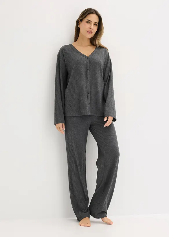 Dom&aacute;c&iacute; souprava z měkk&eacute;ho žebrovan&eacute;ho materi&aacute;lu, bonprix