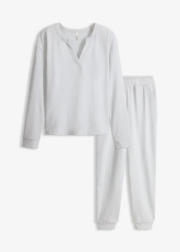 Oblek na doma, z měkk&eacute;ho vaflov&eacute;ho žerzeje, bonprix