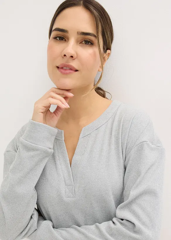 &Scaron;aty na doma z měkk&eacute;ho žebrovan&eacute;ho materi&aacute;lu, bonprix