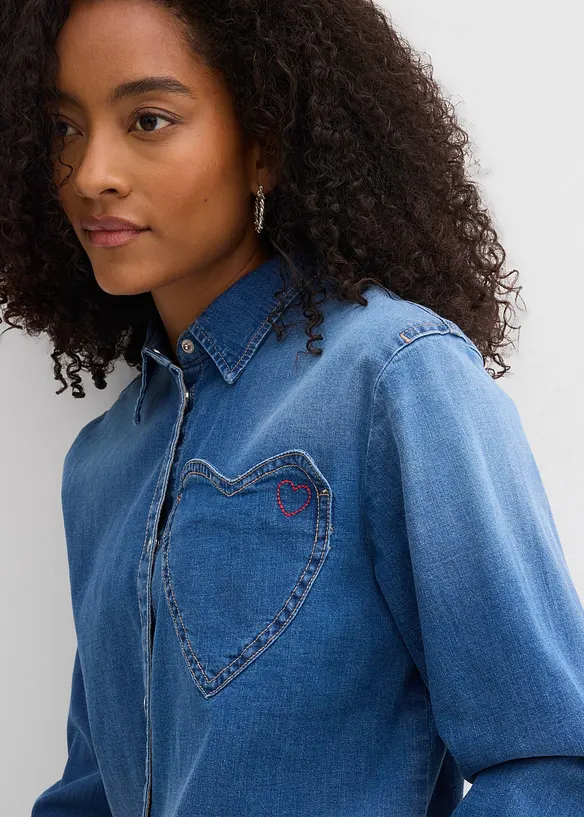 Dž&iacute;nov&aacute; ko&scaron;ile s organickou bavlnou, bonprix