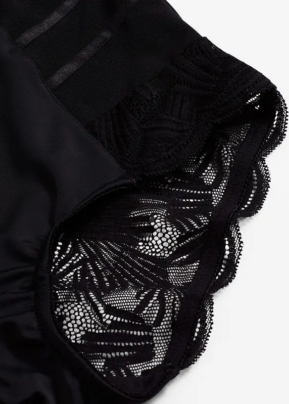 Stahovac&iacute; kalhotky s krajkou, středn&iacute; tvaruj&iacute;c&iacute; efekt, bonprix