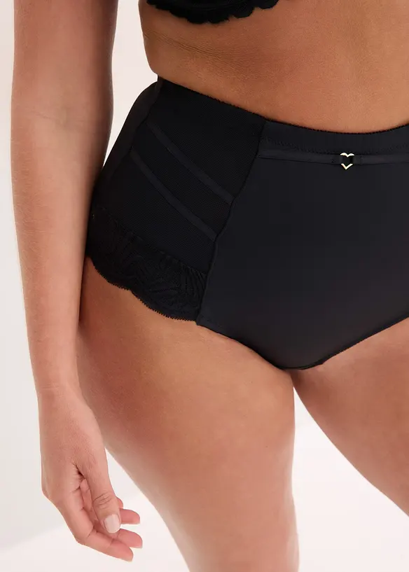 Stahovac&iacute; kalhotky s krajkou, středn&iacute; tvaruj&iacute;c&iacute; efekt, bonprix