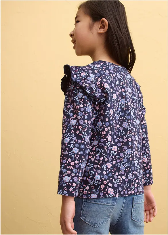 Tričko s dlouh&yacute;m ruk&aacute;vem, z čist&eacute; organick&eacute; bavlny (3 ks v balen&iacute;), bonprix