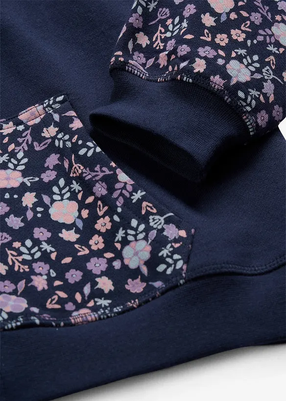 Mikina na zap&iacute;n&aacute;n&iacute; s kapuc&iacute;, z čist&eacute; organick&eacute; bavlny, bonprix