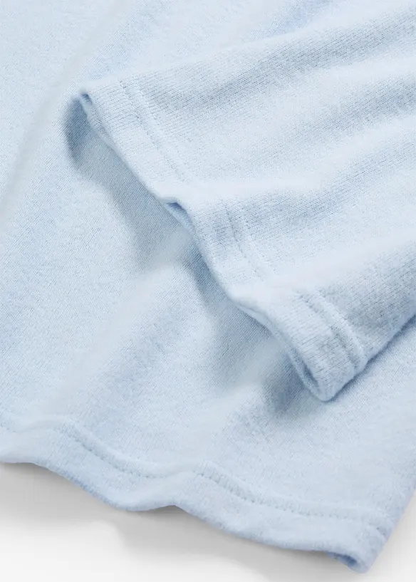 Triko s dlouh&yacute;m ruk&aacute;vem, z měkk&eacute; visk&oacute;zov&eacute; směsi, bonprix