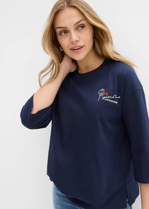 Boxy tričko z čist&eacute; bavlny, bonprix