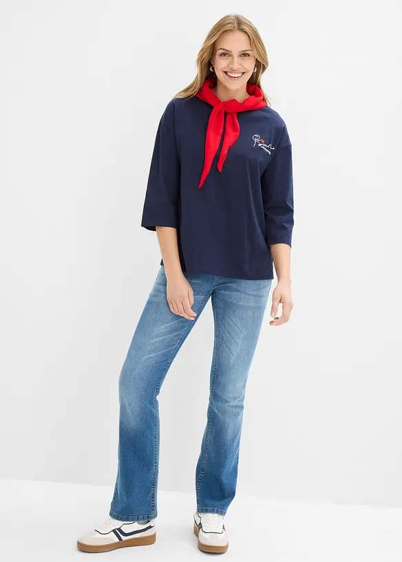 Boxy tričko z čist&eacute; bavlny, bonprix