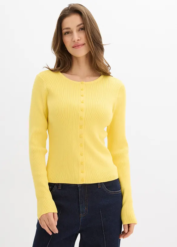 Kab&aacute;tek z jemn&eacute; pleteniny z měkk&eacute; visk&oacute;zov&eacute; směsi, bonprix