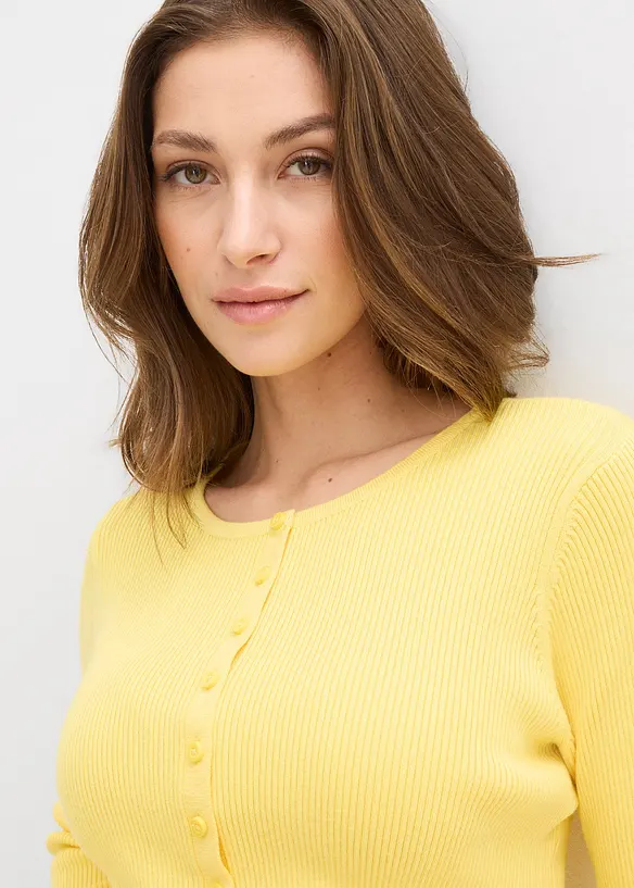 Kab&aacute;tek z jemn&eacute; pleteniny z měkk&eacute; visk&oacute;zov&eacute; směsi, bonprix