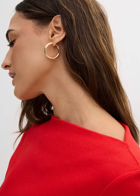 Přil&eacute;hav&eacute; žebrovan&eacute; triko, bonprix