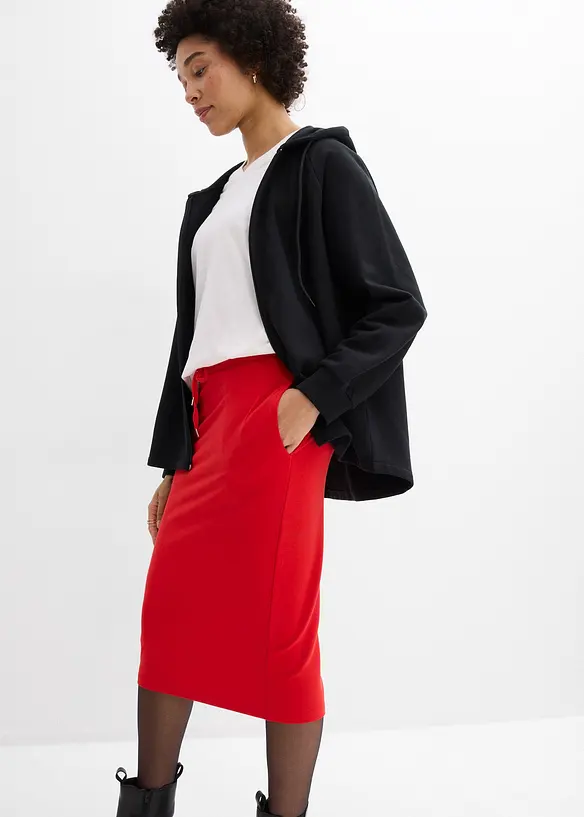 Sukně z tepl&aacute;koviny, bonprix