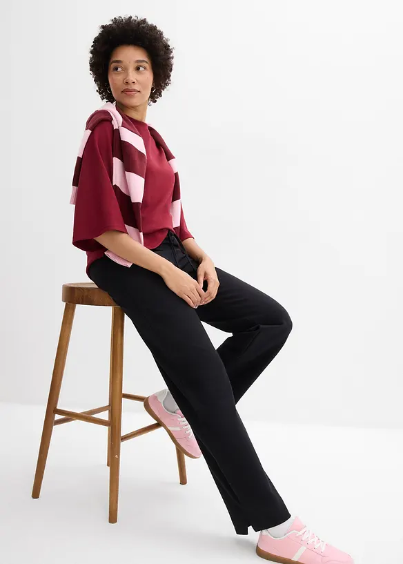 Tepl&aacute;kov&eacute; kalhoty z čist&eacute; organick&eacute; bavlny, bonprix