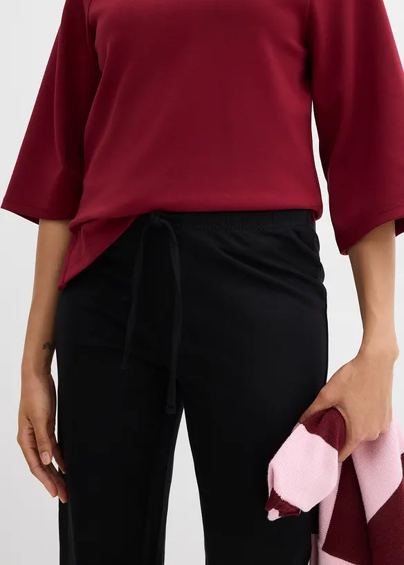 Tepl&aacute;kov&eacute; kalhoty z čist&eacute; organick&eacute; bavlny, bonprix