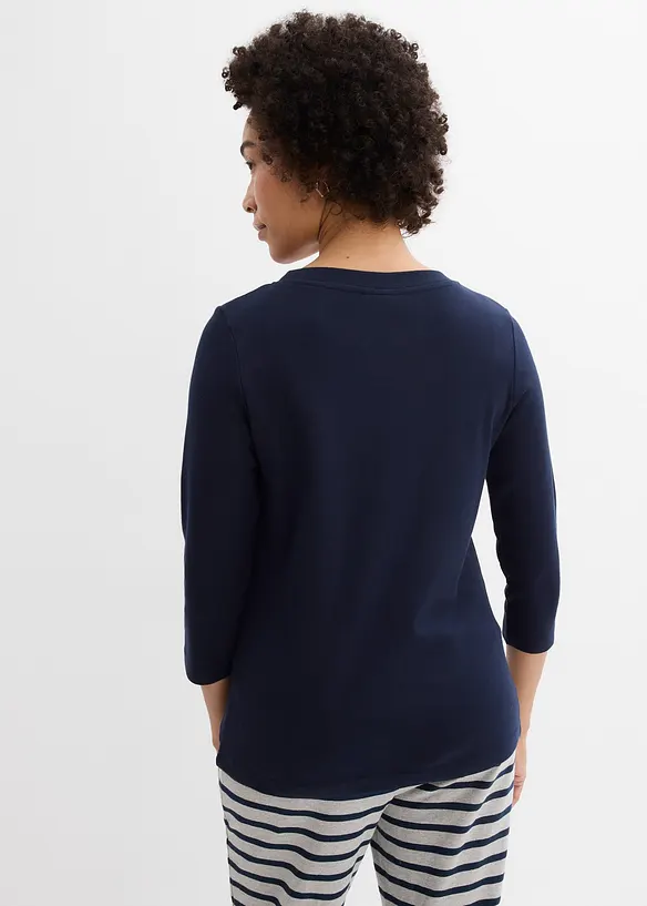 Tričko z těžk&eacute;ho žerzeje s organickou bavlnou (3 ks v balen&iacute;), bonprix