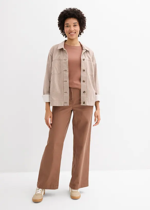 Tričko z těžk&eacute;ho žerzeje s organickou bavlnou (3 ks v balen&iacute;), bonprix