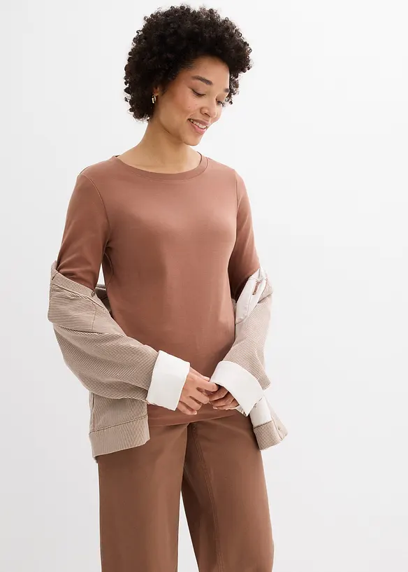 Tričko z těžk&eacute;ho žerzeje s organickou bavlnou (3 ks v balen&iacute;), bonprix