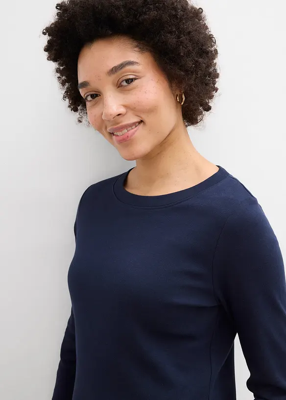 Tričko z těžk&eacute;ho žerzeje s organickou bavlnou (3 ks v balen&iacute;), bonprix