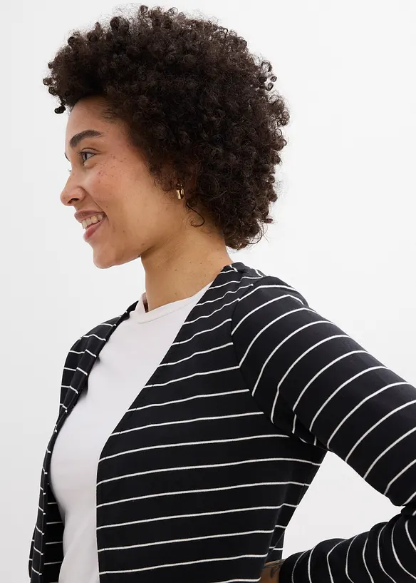 &Uacute;pletov&yacute; kab&aacute;tek z těžk&eacute;ho žerzeje z čist&eacute; organick&eacute; bavlny, bonprix