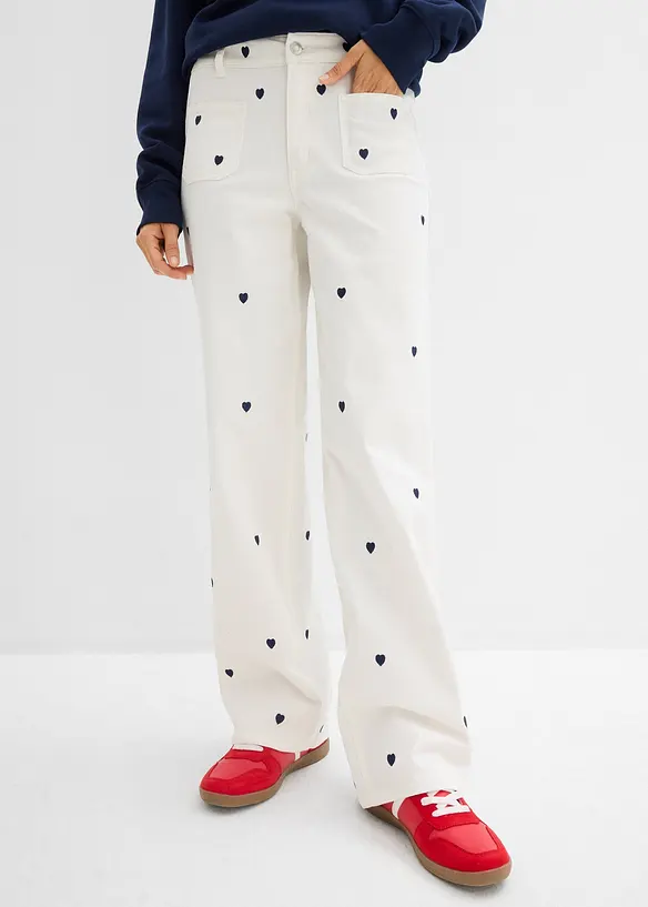 Keprov&eacute; kalhoty s v&yacute;&scaron;ivkou, bonprix