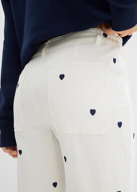 Keprov&eacute; kalhoty s v&yacute;&scaron;ivkou, bonprix