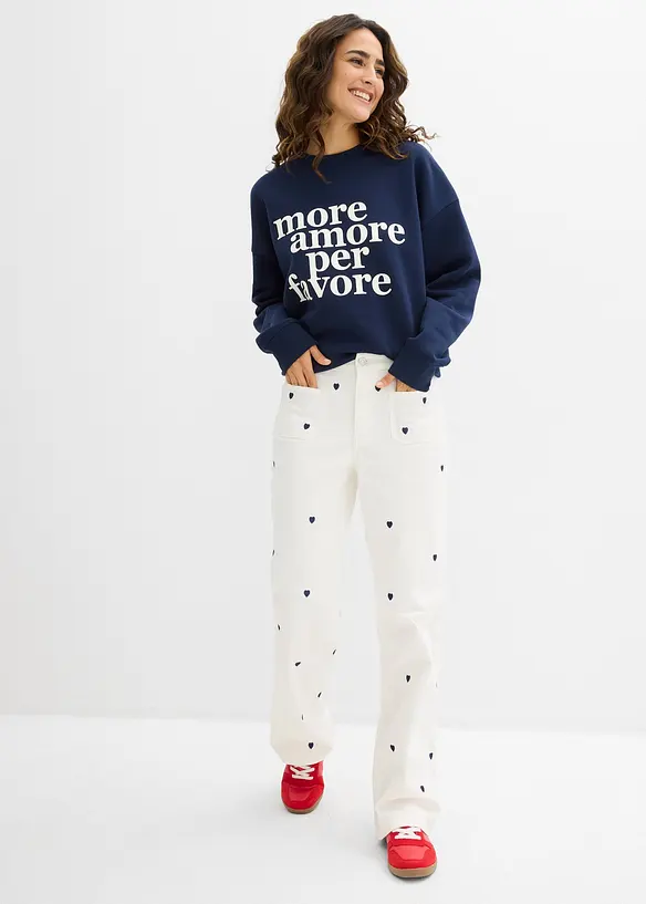 Keprov&eacute; kalhoty s v&yacute;&scaron;ivkou, bonprix