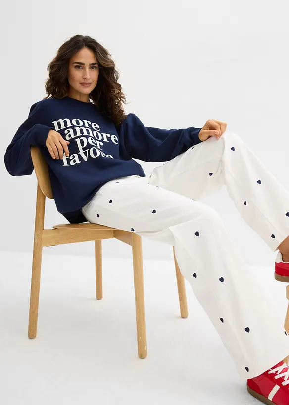 Keprov&eacute; kalhoty s v&yacute;&scaron;ivkou, bonprix