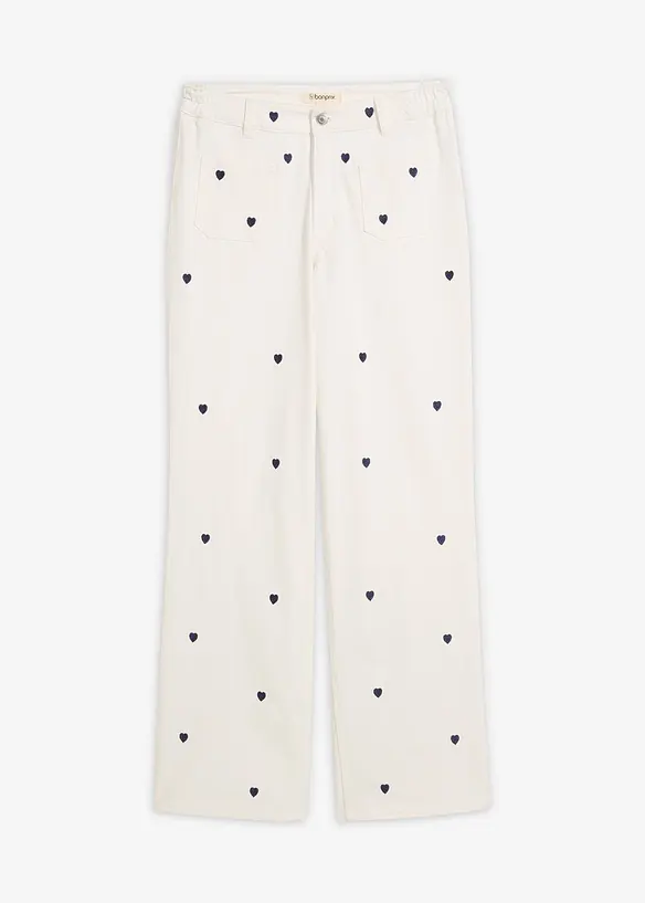 Keprov&eacute; kalhoty s v&yacute;&scaron;ivkou, bonprix