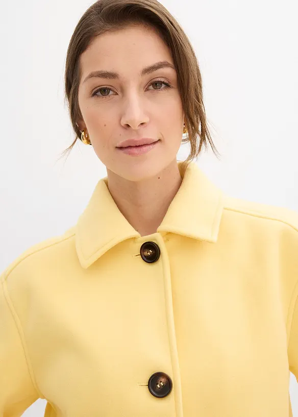 Kr&aacute;tk&yacute; kab&aacute;t s vlněn&yacute;m vzhledem, bonprix