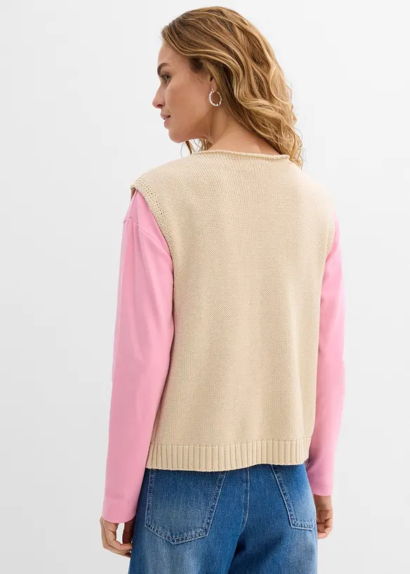 Pleten&aacute; vesta, bonprix