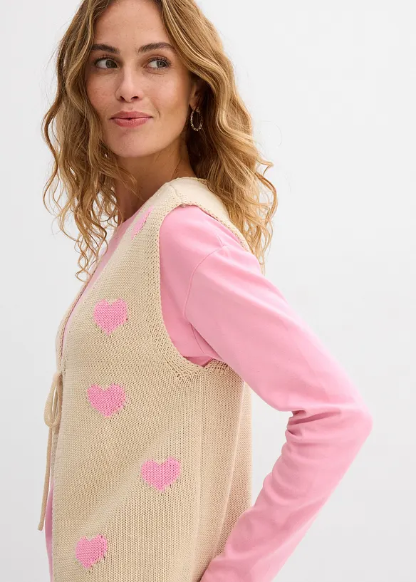 Pleten&aacute; vesta, bonprix