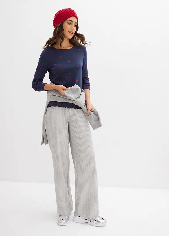 Tričko s dlouh&yacute;m ruk&aacute;vem, bonprix