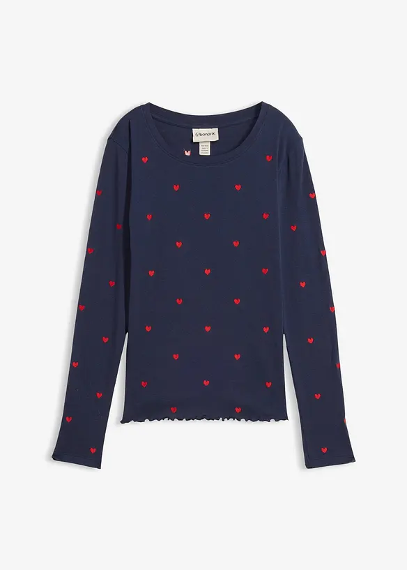 Tričko s dlouh&yacute;m ruk&aacute;vem, bonprix