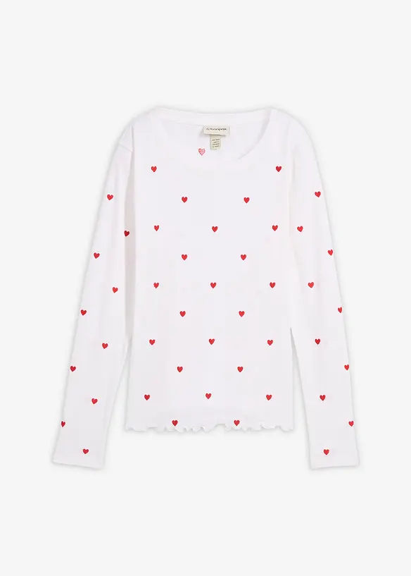 Tričko s dlouh&yacute;m ruk&aacute;vem, bonprix