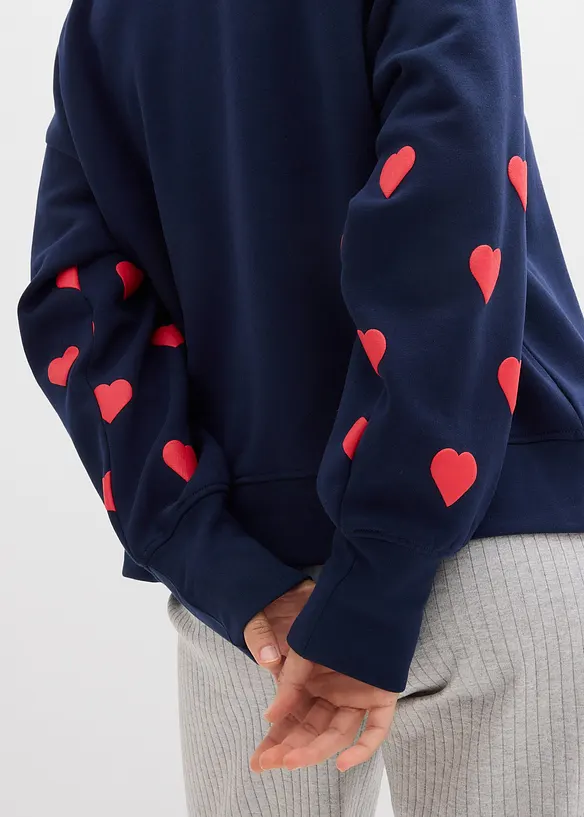 Mikina z bavlněn&eacute; směsi, bonprix