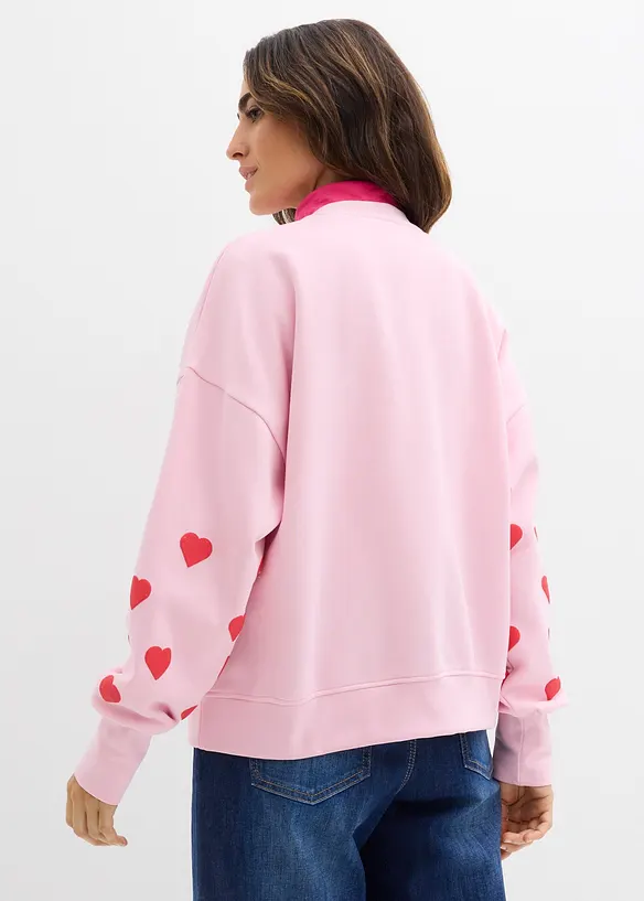 Mikina z bavlněn&eacute; směsi, bonprix