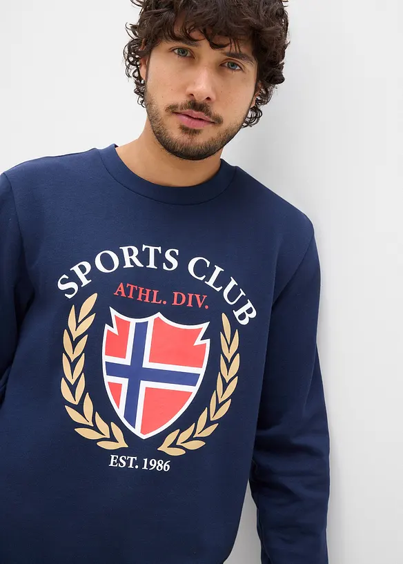 Mikina z čist&eacute; bavlny, bonprix