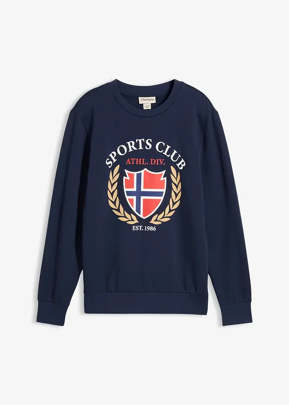 Mikina z čist&eacute; bavlny, bonprix