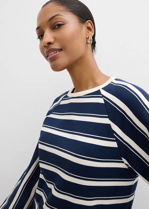 Tričko s dlouh&yacute;m ruk&aacute;vem z těžk&eacute;ho žerzeje, bonprix