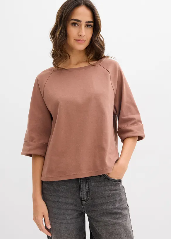 Ragl&aacute;nov&eacute; triko z těžk&eacute; organick&eacute; bavlny, bonprix