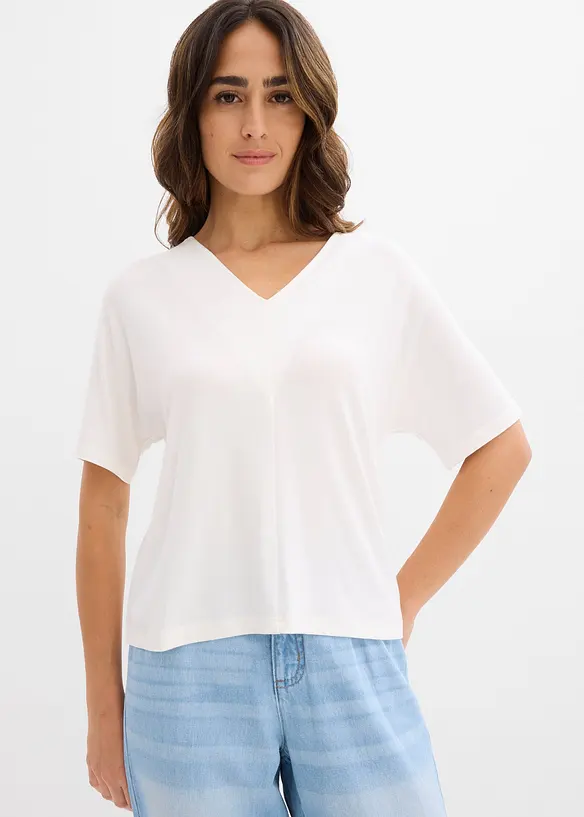 Triko z visk&oacute;zov&eacute; směsi, bonprix