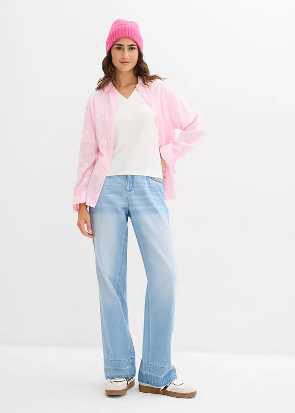 Triko z visk&oacute;zov&eacute; směsi, bonprix