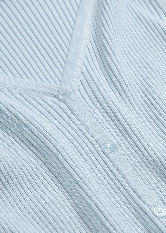 Kardigan z jemn&eacute; pleteniny s visk&oacute;zou, bonprix