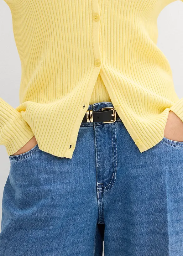 Kardigan z jemn&eacute; pleteniny s visk&oacute;zou, bonprix